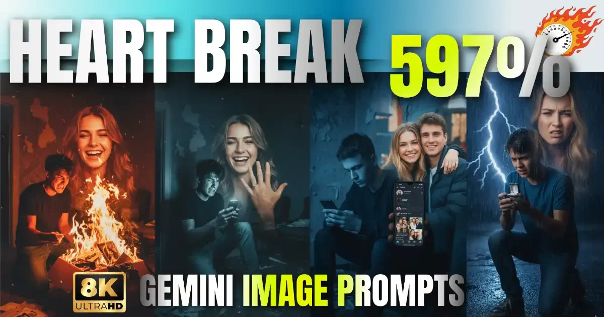 The primary graphic featuring Sad Boy photo editing trends: fire, crying, double exposure, and lightning in the Instagram Sad Boy Gemini photo editing style.