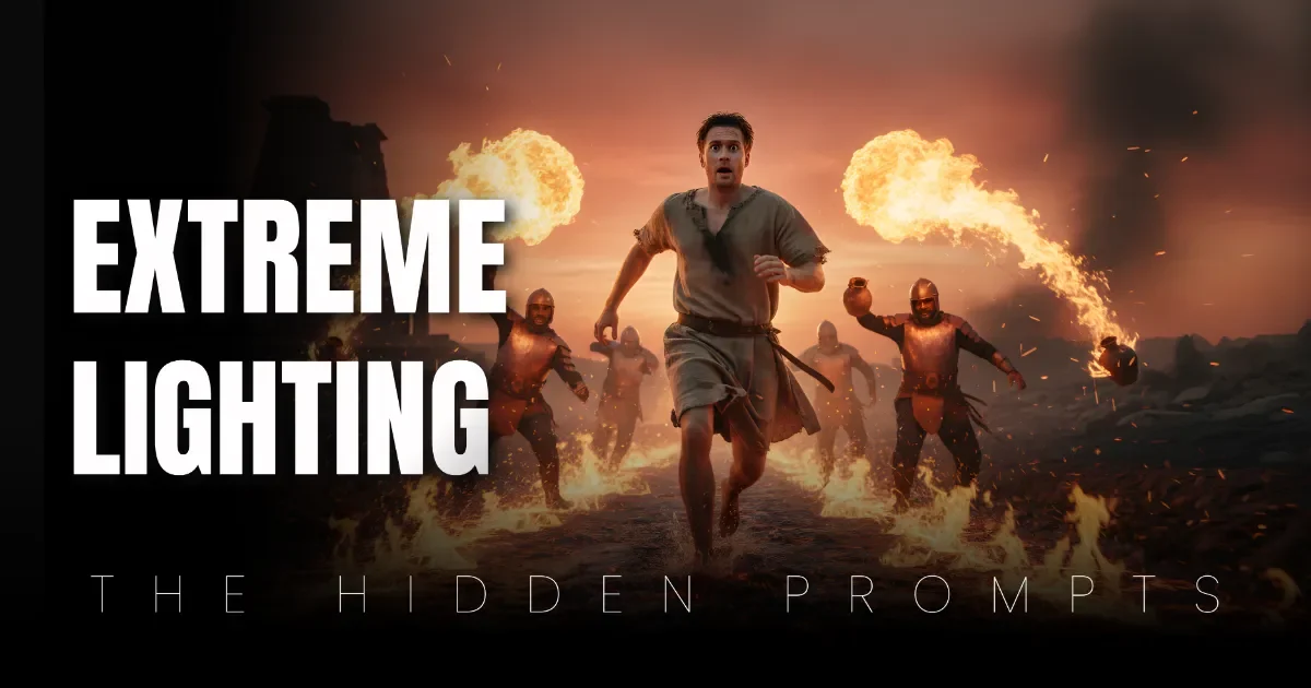 Copy-Paste 8K Photorealistic Gemini Action AI Prompts of Young Man Sprinting on Lava with Fireballs