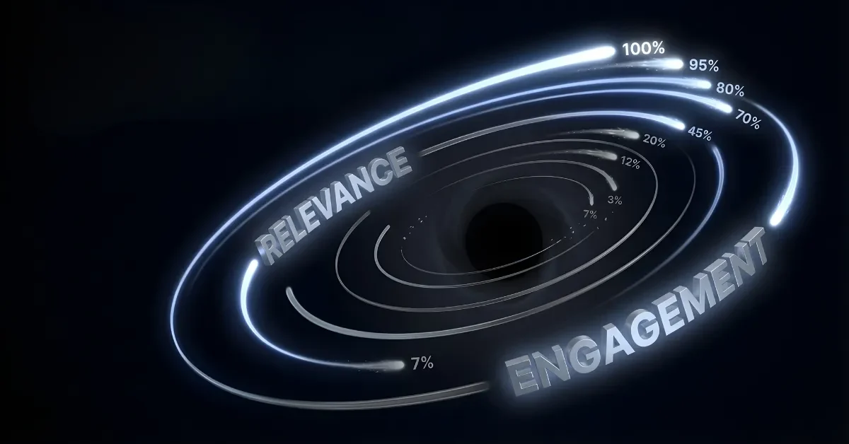 Image with text The hidden cost is catastrophic highlighting the dangers of ignoring advanced AI content methods and strategic thinking.