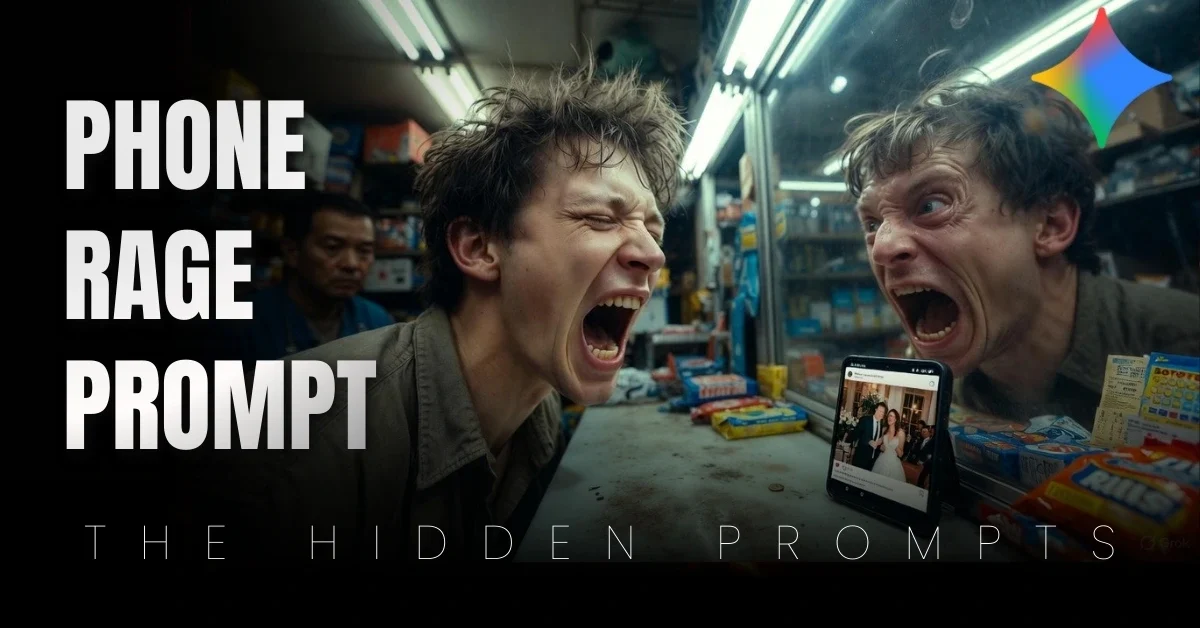 Drunk man screaming at phone showing engagement post in dingy bodega, visualizing Luxury Breakup Scenarios.