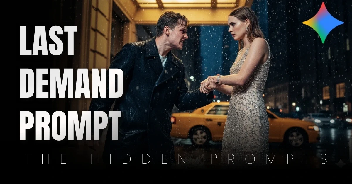 20-year-old man in soaked coat grabbing ex-girlfriend's wrist on NYC street, Gemini Sad Boy Love Failure Prompts proof.