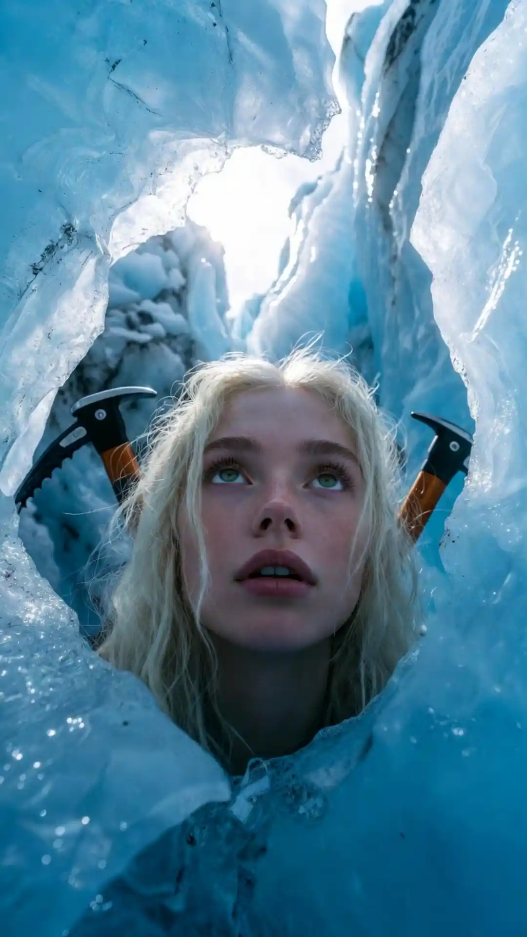 Inverted periscope angle prompt for girl Image generation—an 8K portrait using Arri Alexa settings.