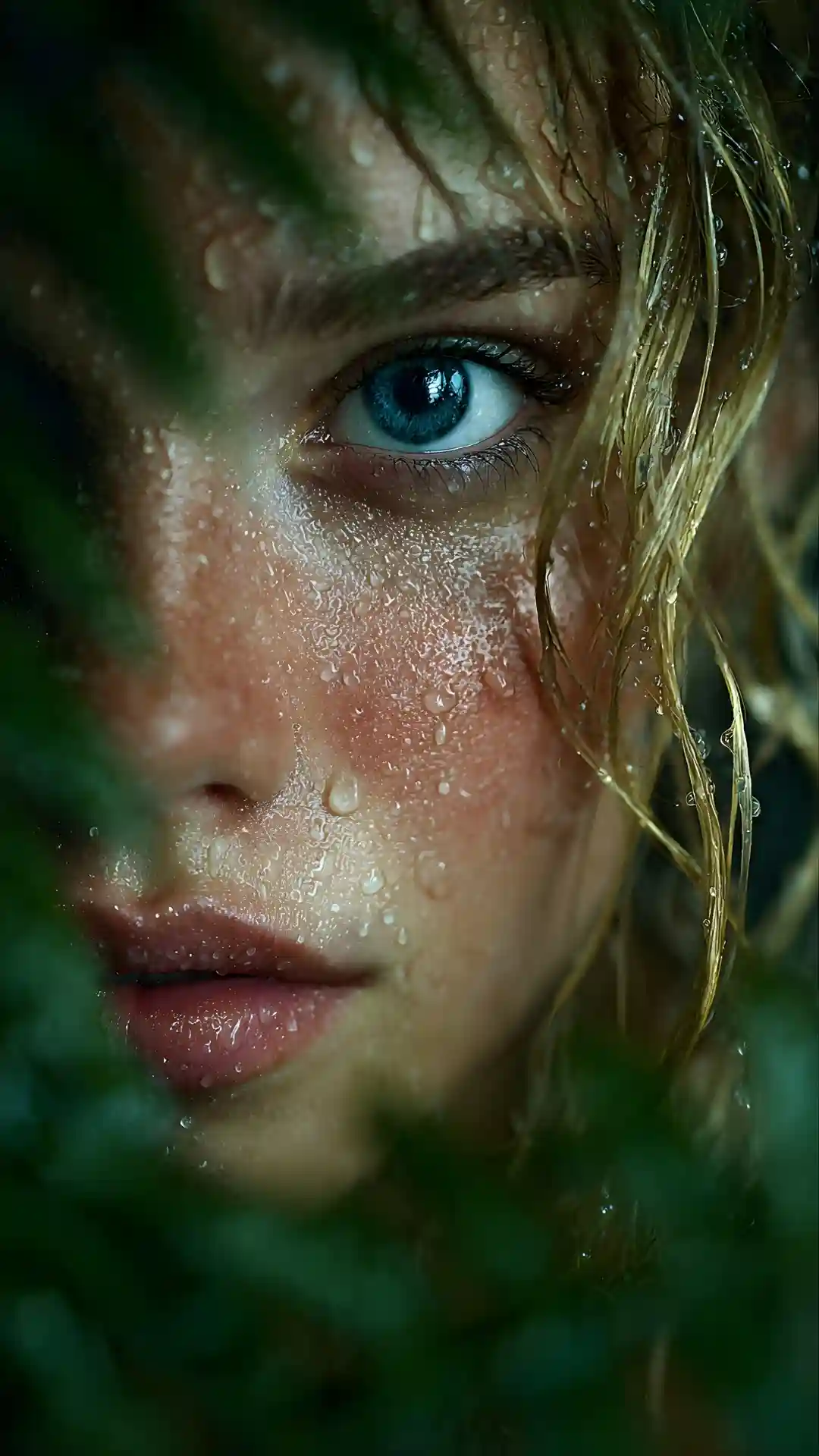 The best copy paste AI prompts for photorealistic portrait girl using the Laowa probe lens for an extreme low-angle, ethereal effect.