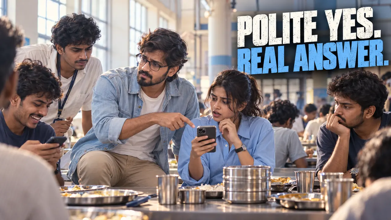 Radha Krishna of UpcomingTools shows a tiffin founder in a Vijayawada hostel mess how AI moderated user interviews turn a polite yes into a real answer from strangers
